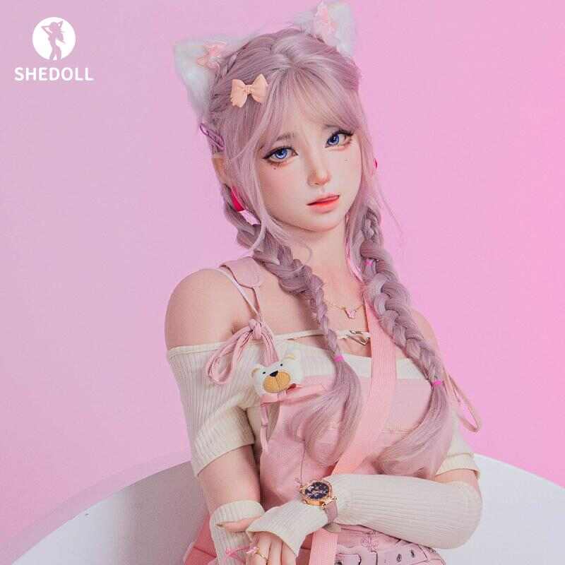 SHEDOLL 江小棠（コウ・ショウタン） 168cm | Dカップ ピンクスター ボディスーツ風 | 甘い/元気 | 減量+発熱ボディ+植毛 | 二次元純欲系ガールフレンド